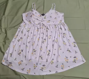 Derek Heart Maternity Floral Yellow And White Casual Tank Top Size XL - Picture 1 of 8