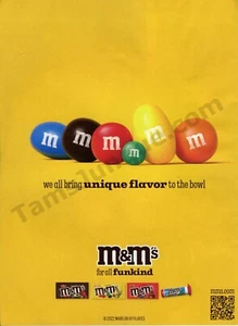2022 M&Ms Candy Chocolate Peanut Plain PRINT AD Wall Decor? (2010) - Picture 1 of 1