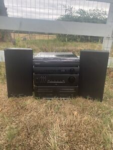 Magnavox Turntable, Stereo, Receiver, & Duel Cassette, AS305, Everything Works!
