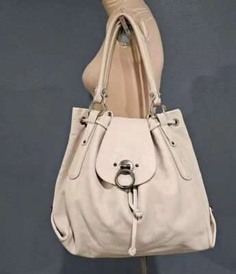 LAMARTHE Paris Bone Leather Drawstring Large Handbag - Image 1 of 4