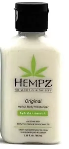 Hempz The Secret In The Seed ORIGINAL Herbal Body Moisturizer 2.25oz Travel Size - Picture 1 of 1