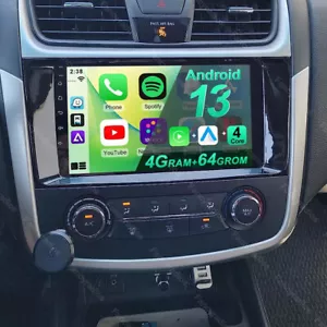 Apple CarPlay For Nissan Altima 2013-2018 9" Android 13 Car Stereo Radio GPS BT - Picture 1 of 15