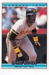 1992 Donruss #243 Barry Bonds Pittsburgh Pirates + Yes 4 Free Mystery Cards - Picture 1 of 2