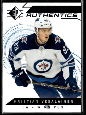 2018-19 SP Rookie Authentics - Blue Kristian Vesalainen #127 H3R3A - Image 1 of 2