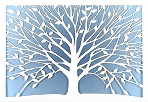 10 Karat Tree of Life lasergeschnittene Notizkarten - Bild 1 von 2