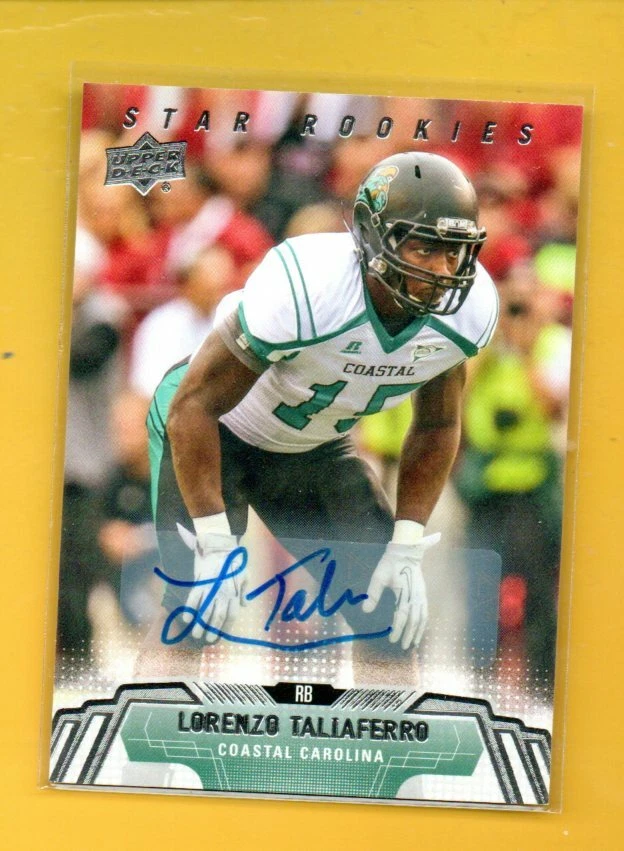 D23451  2014 Upper Deck Rookie Autographs #71 Lorenzo Taliaferro BK$30 - Image 1 of 1