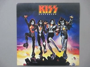 KISS Destroyer promo sticker ORIGINAL from 1976 ! Full color 5 inch square !! - Picture 1 of 1