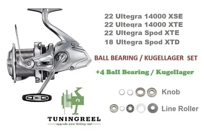 TUNING REEL Juego de rollos de actualización Shimano Ultegra XTE XSE 23 Speedmaster XSD Spod XTD Baitrunner