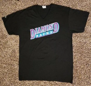 Vintage Majestic Arizona Diamondbacks Black Jersey T-Shirt Sz XL Made In USA  - Picture 1 of 7
