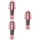 3 Sets Pink Abs Hand Held Ironing Machine Portable Steamer for Clothes