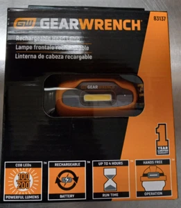 Llave de cambios lámpara de cabeza recargable modelo #83137 - nueva - sin usar - Imagen 1 de 4