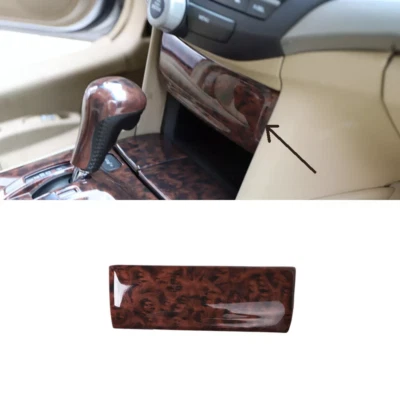 For Honda Accord Crosstour 08-13 Wood Grain Central Control Storage Box Frame 1* Foto 1 de 4