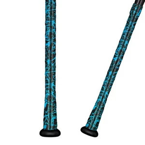 SUPACAZ Super Sticky Kush 1.75 mm Baseball Bat Grip - Splat Blue Refractor - Picture 1 of 2