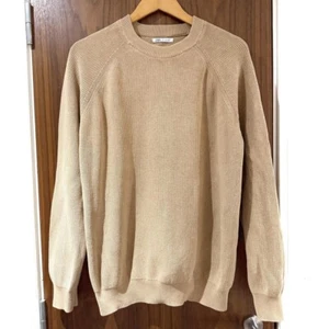 Zara men’s long sleeves sweater pullover jumper winter size L unisex tight knit - Picture 1 of 7