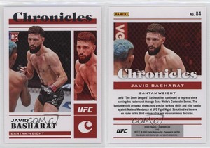 2023 Panini Chronicles UFC Rookies Javid Basharat #84 Rookie RC