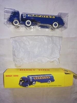 DINKY TOYS ATLAS 32CB - TRACTEUR PANHARD AVEC SEMI-REMORQUE TITAN  SCALA 1/43 - Immagine 1 di 4