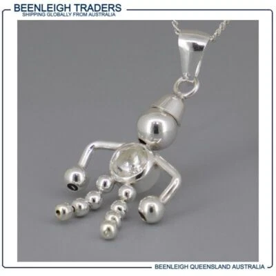 Sterling Silver BEAD BABY, GEM BABY CHARM White Stone April Round Brand New - Image 1 of 4