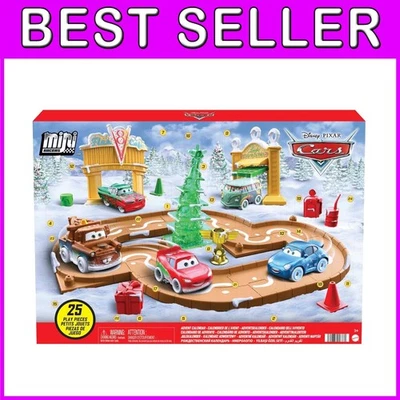 Disney Cars Mini Racers Advent Calendar with 25 Surprises - Image 1 of 4