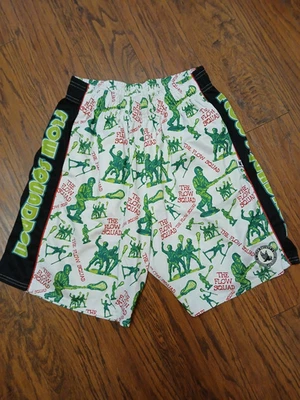 Flow Society Lacrosse Gear Shorts All Over Print The Flow Squad Size Medium - Image 1 of 4