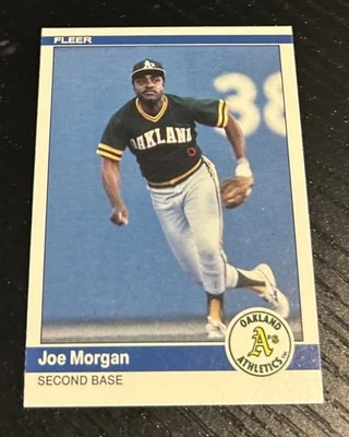 1984 Fleer Update Joe Morgan #U-80 NM/Mint - Image 1 of 2