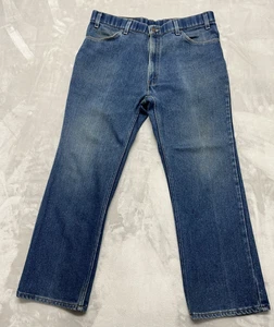 VTG Levis 530 Action Jean Men 38x29 Blue Wash Straight Leg Orange Tab made USA - Picture 1 of 21