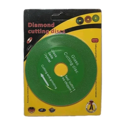 Disco de corte de vidrio hoja de diamante ultra delgada de 1 mm para amoladora angular de baldosas de botellas Foto 1 de 2