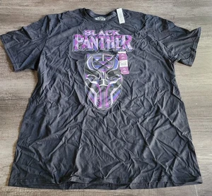 Marvel Black Panther Men's 2XL Black T-Shirt - Picture 1 of 3
