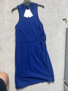 Ted Baker Knot Front Jersey Dress, 100% Cotton, Brand New With Tag, Size 3 - Picture 1 of 6