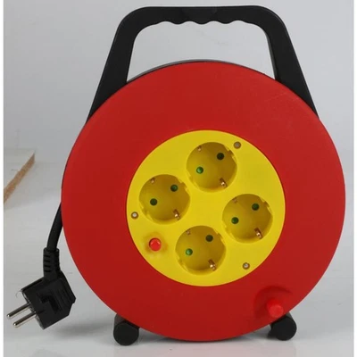 10x Kabelbox 4fach 10m Verlängerungskabel Stromverteiler Mehrfachsteckdose - Bild 1 von 4