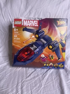 LEGO Marvel X-Men X-Jet Toy Plane Model Building Kit,76281 - Image 1 of 4