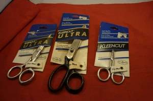KLEENCUT SCISSOR LOT NOS VINTAGE  LOT OF 3 PAIR DRESS MAKER SEWING 7" & 3-1/2" - Picture 1 of 11