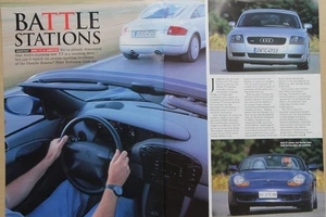 Original 1998 Autocar mag extracted Twin Test: AUDI TT 225 v PORSCHE BOXSTER - Picture 1 of 2