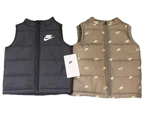 Nike Niños Pequeños Sin Mangas Cremallera Completa Chaleco Chaqueta 2 Piezas Talla 12/18 Meses - Imagen 1 de 8
