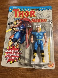 1991 Vintage Toy Biz Marvel Super Heroes Thor Modellino (MOC) 4817 - Foto 1 di 4