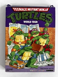 Vintage TMNT World Tour Electric Crayon Deluxe IBM 5.25" Software Game 1990 - Picture 1 of 20