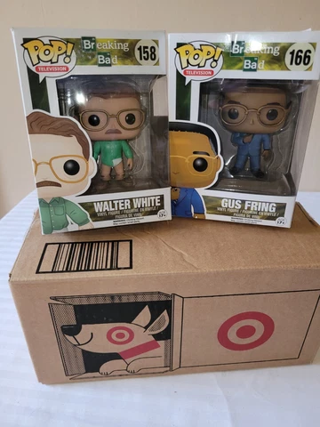 Authentic Funko POP Breaking Bad GUS 166 & Walter 158 Figure retired Vaulted lot Cover