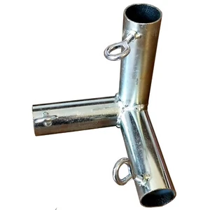 Jones-Sports - Canopy Fitting Supply - 3-Way Flat 1-3/8'' with Eyebolts FVF3 - Picture 1 of 3