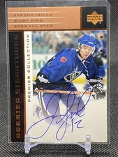 JAROME IGINLA 2003-04 UD Premier Collection Premier Signatures Card #AS-JI !!!
