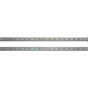 18 Inch 16R Rule Stainless 1/50, 1/100, 1/32, 1/64 Made in USA - Picture 1 of 5