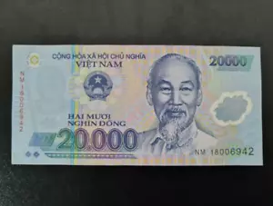 100Pcs Vietnam 20000 DOLLARS BANKNOTE CURRENCY 20000 Vietnamese Dong Circulated - Picture 1 of 1