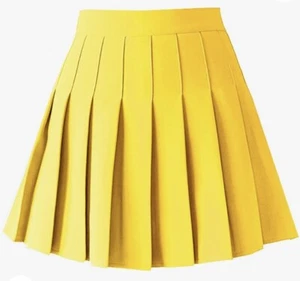 ZHANCHTONG Women's High Waist A-Line Pleated Mini Skirt Short Tennis Skirt - Picture 1 of 3