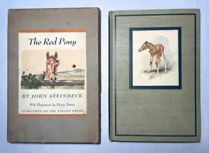 The Red Pony John Steinbeck 1945 1st Illustrated Edition Vintage Children's Book - Imagen 1 de 10