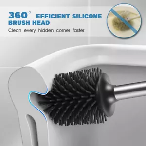 Stainless Steel Toilet Cleaning Brush Bathroom Restroom Hotel Home - Picture 1 of 8