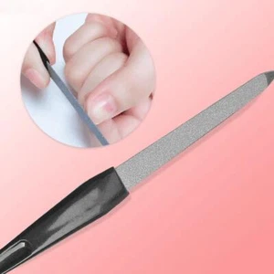 Metal Double Sided Nail Files Strong Edge For Manicure S3K0UK- Pedicure G7B6 - Foto 1 di 12