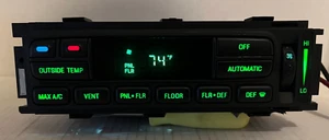 *REBUILT* LED 98-02 EXPEDITION NAVIGATOR AUTOMATIC HEATER A/C CLIMATE CONTROL - Picture 1 of 6