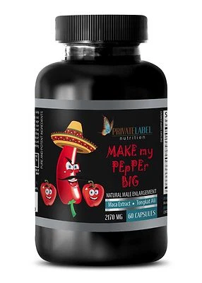 Resistencia masculina - Make My Pepper Big - Potenciador masculino - Pene grande - 1 B, 60 tabletas Foto 1 de 4