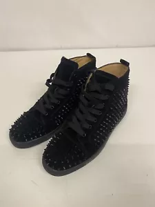 Christian Louboutin High Top Sneaker Louis Orlato aus Veloursleder Gr.44,5 - Bild 1 von 5