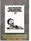 One Flew Over The Cuckoo’s Nest Movie Large Poster Art Print Gift A0 A1 A2 A3 A4