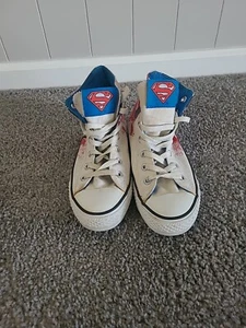 Size 6M 8W - Converse Chuck Taylor All Star High x DC Comics Superman - 119938F - Picture 1 of 4
