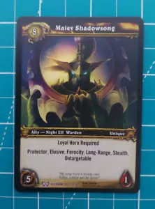 World of Warcraft TCG Archives (Foil) Maiev Shadowsong 202 NM - Picture 1 of 2